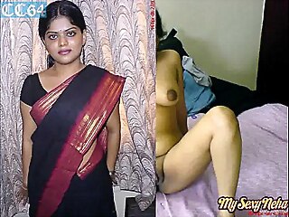 X Glamourous Indian Bhabhi Neha Nair Uncover Clay Motion picture